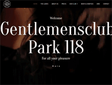 Tablet Screenshot of gentlemensclubamsterdam.com